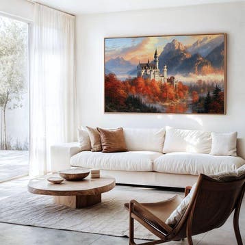 Iconica - Neuschwanstein in Autumn Flame - unique 1/1 XXL