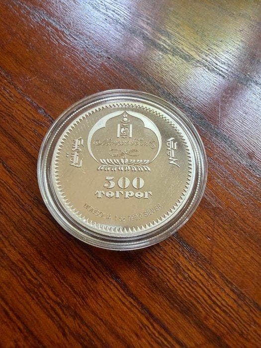 Mongolië. 500 Togrog 2005 Japanischer Sumo Wrestler, Postzegels en Munten, Munten | Europa | Niet-Euromunten