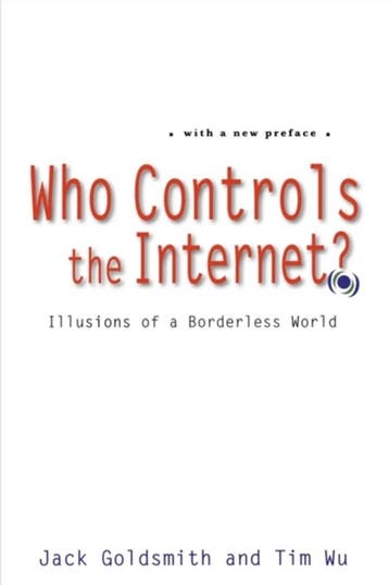 Who Controls The Internet? 9780195340648 Jack Goldsmith, Verzenden, Jack Goldsmith