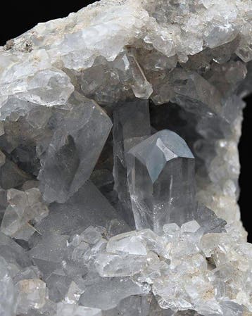 GEODE de CELESTINA AZZURRA, Excellente transparence Géode -