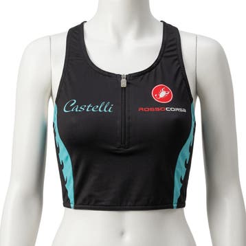 CASTELLI BODY PAINT W TRI TOP Sport bh Zwart (AAA), Ophalen of Verzenden, Nieuw