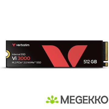 Verbatim Vi3000 512GB M.2 SSD, Verzenden