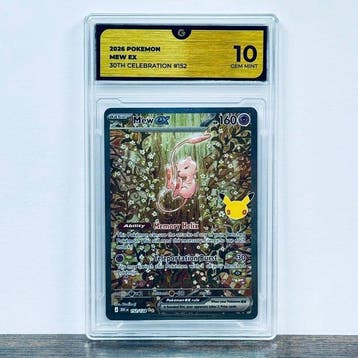 Pokémon Graded card - Mew ex 152 - 30th Anniversary –