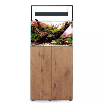 Osaka Ultrascape zwart 60x30x36cm aquarium + 3x LED verlicht, Ophalen of Verzenden, Nieuw, Leeg aquarium