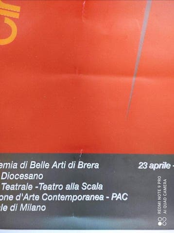 Lucio Fontana - Lucio Fontana. Manifesto originale mostra