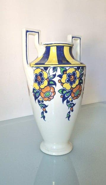 Boch Frères - Charles Catteau - Vase - 822 - Faïence -, Antiquités & Art