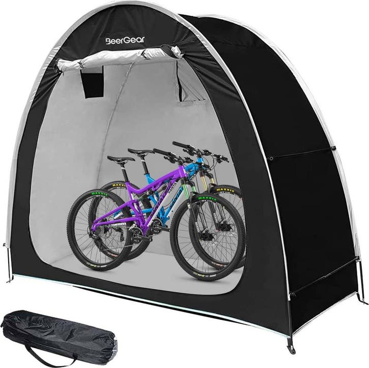 BeerGear Fietstent met afneembare regenhoes - Schuurtent, Caravans en Kamperen, Tenten, Zo goed als nieuw, Verzenden