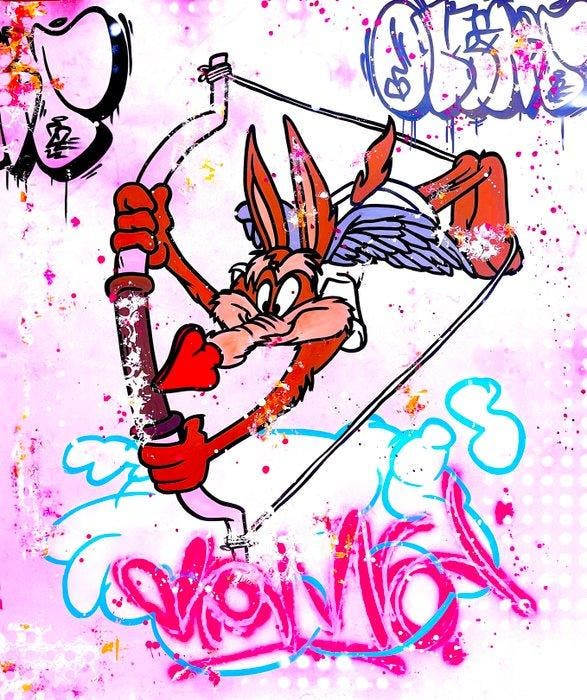 Moabit - Wile E. Coyote and the Road Runner X Love Shoot, Antiek en Kunst, Kunst | Designobjecten
