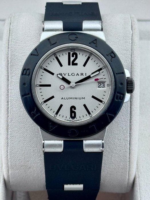 Bvlgari - Diagono Aluminum Automatic- - AL 38 TA - Heren -, Bijoux, Sacs & Beauté, Montres | Hommes