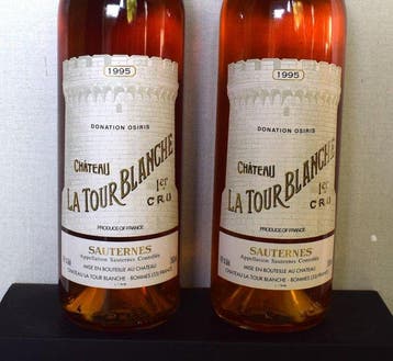 1995 Château La Tour Blanche - Sauternes 1er Cru - 2 Flessen