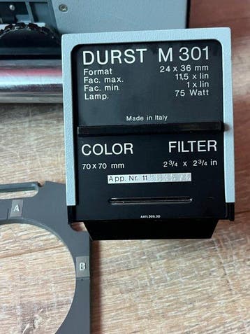 Durst M 301 Matériel de chambre noire