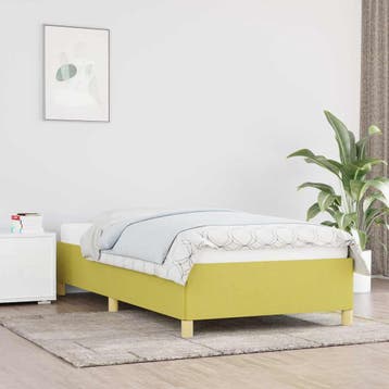 vidaXL Bedframe stof groen 80x200 cm, Verzenden, Nieuw
