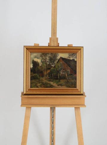 Willem Hendrik van der Nat (1864–1929) - Boerderij, Antiek en Kunst