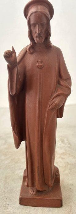 Goebel - sculptuur, Jezus Christus - 24 cm - Terracotta -, Antiquités & Art