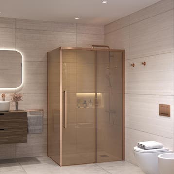 Aanbieding: Douchecabine Sanivo Nova Soft Close Geborsteld, Ophalen of Verzenden, Nieuw, Douche