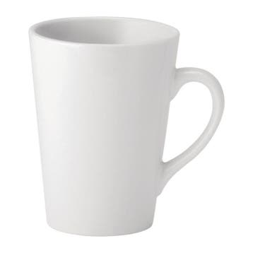 Latte Mokken | PURE WHITE | Porselein | Wit | 34cl | 24, Verzenden, Nieuw in verpakking