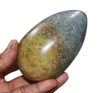 KAM’R GEM | Natuurlijke robijn in fuchsiet & robijn in