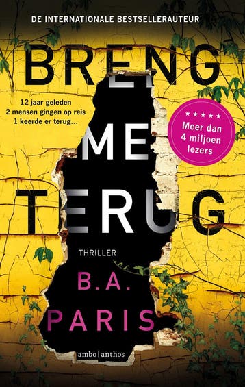 Breng me terug Vriendenloterij 9789026347634 B.A. Paris, Boeken, Verzenden, Gelezen, B.A. Paris