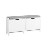 2dekans | sobuy schoenenkast schoenenbank FSR151-L-W - 105 x, Huis en Inrichting, Ophalen of Verzenden, Nieuw