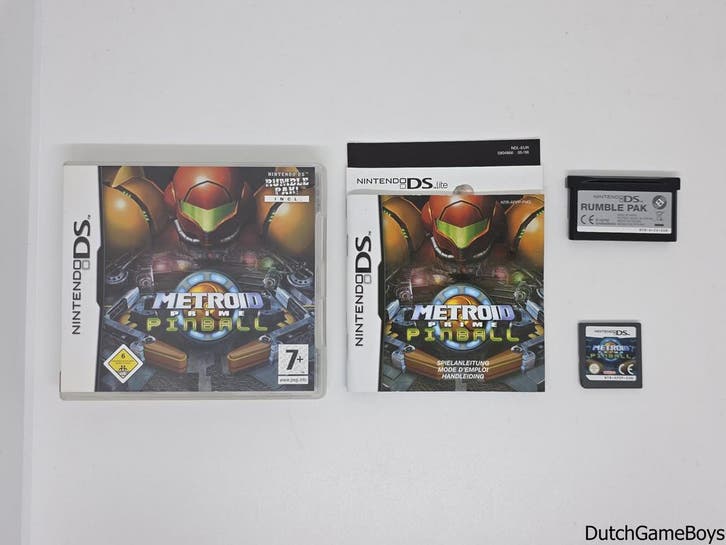 Nintendo DS - Metroid Prime Pinball + Rumble Pak - FHG, Games en Spelcomputers, Games | Nintendo DS, Gebruikt, Verzenden