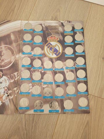 35 Zilveren munten Real Madrid van de 20e eeuw tot de 21e