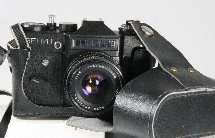 Zenit ET - 50 mm +Kenlock 80-200 - Single lens reflex camera, TV, Hi-fi & Vidéo, Appareils photo analogiques