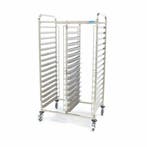 Regaalwagen | RVS constructie | 2x 16 etages |, Verzenden, Nieuw in verpakking