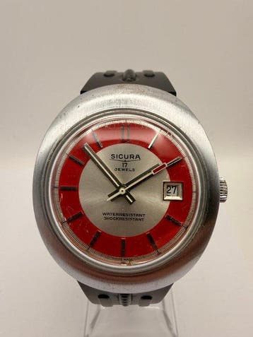 Sicura - Orange Sunburst - EB 8800 - 17 Jewels - Zonder, Nieuw