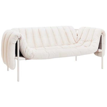 HEM Puffy Sofa Disco Coex 5 / Crème - 2-Zitszetel, Huis en Inrichting, Zetels | Zetels, Gebruikt, Verzenden, Minder dan 150 cm