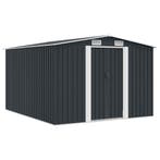vidaXL Tuinschuur 257x298x178 cm metaal antracietkleurig, Tuin en Terras, Verzenden, Nieuw