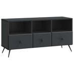vidaXL TV Kast met lade Zwart 102 x 34,5 x 50 cm Bewerkt, Huis en Inrichting, Verzenden, Nieuw