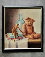 Eduard (Ed) Pieter MOLEVELD (1946) - Stilleven met teddybeer