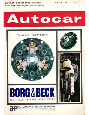 1963 AUTOCAR MAGAZINE 3521 ENGELS, Nieuw
