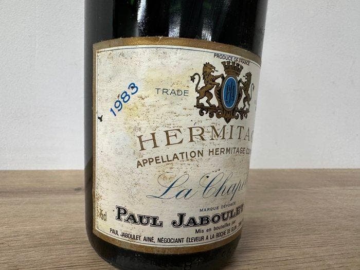 1983 Domaine de la Chapelle Hermitage La Chapelle -, Collections, Vins