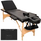 tectake Massagetafel 3 zones met vulling en houten frame - z, Verzenden