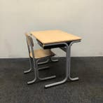 complete schoolset Galvanitas 11 stuks tafels + stoelen