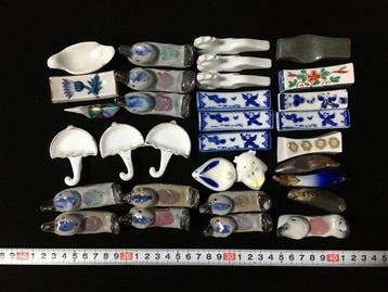 Japanese - Beeld, Vintage Japanese Chopstick Rests