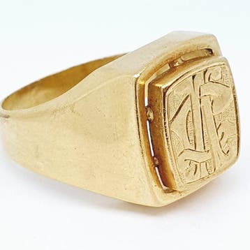 Ring - 18 karaat Geel goud, Nieuw