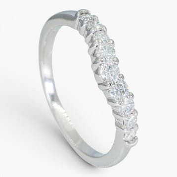Sans prix de réserve - Bague - 14 carats Or blanc, HRD