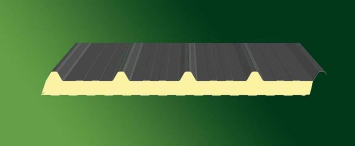 ROOF60-panelen (staalplaat binnen), Doe-het-zelf en Bouw, Dakpannen en Dakbedekking, Ophalen of Verzenden