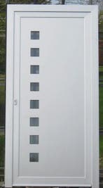 aluminium buitendeur , voordeur , deur 104 x 210 grijs, Doe-het-zelf en Bouw, 100 tot 120 cm, Nieuw, Ophalen of Verzenden, Buitendeur