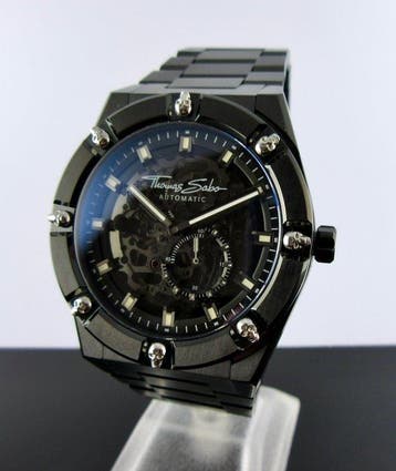 THOMAS SABO - THOMAS SABO Rebel Automatic 44 mm, Bijoux, Sacs & Beauté