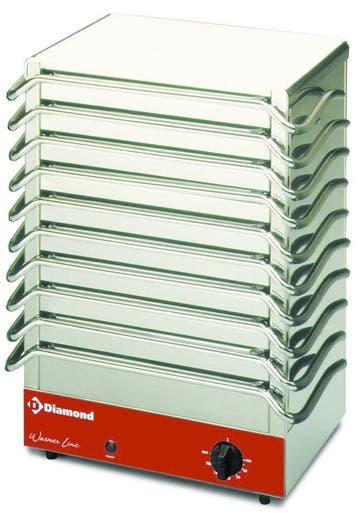 Bordenverwarmer | 10x Platen 270x150mm Diamond, Verzenden
