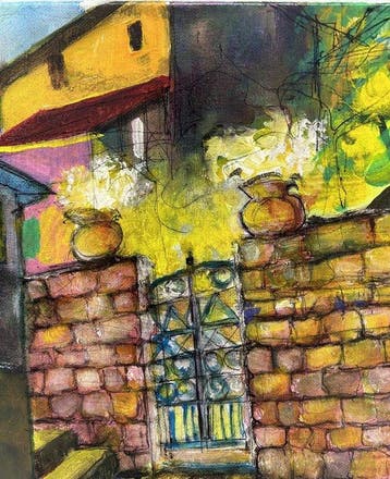 Pio Serafini (1951) - Vicolo a Grottammare