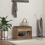 vidaXL Hallenbank Artisan Eik 63 x 38 x 45 cm Geengineerd, Verzenden, Nieuw