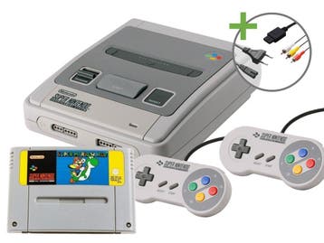 Super Nintendo Starter Pack - Super Mario World Edition, Games en Spelcomputers, Verzenden, Nieuw