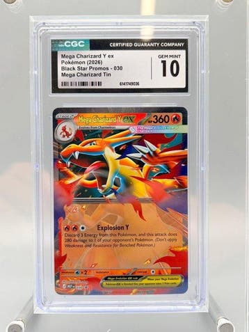 Pokémon Graded card - Mega Charizard Y ex - Mega Charizard, Nieuw