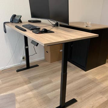 Nieuwe Zit-Sta Bureaus 295,- Incl. Bezorging En Display, Verzenden, In hoogte verstelbaar, Nieuw