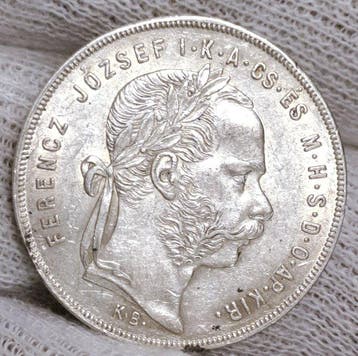 Hongarije. Franz Joseph I. Forint 1879 (Zonder minimumprijs)