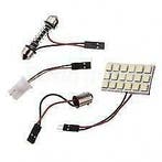 Dome LED Paneel Blauw 18SMD 5050, Verzenden, Nieuw